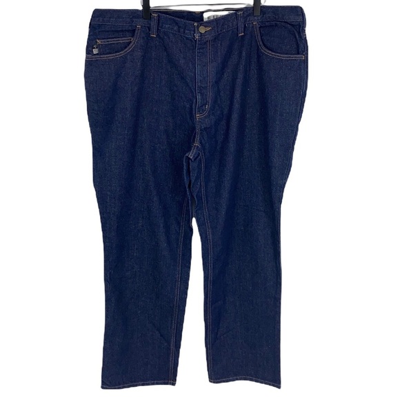 Carhartt FR Men’s Denim Jeans 100% Cotton Dark Wash size 44x32 Flame Resistant